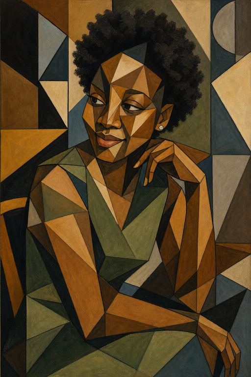 Cubist portrait