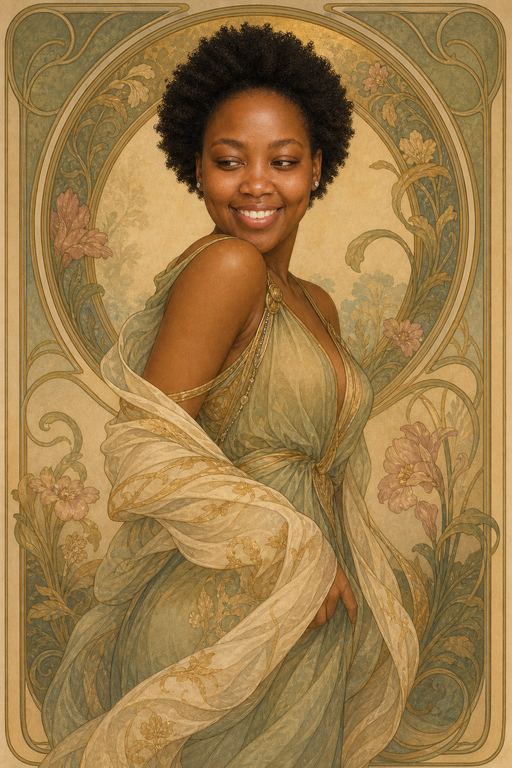 Art Nouveau halo
