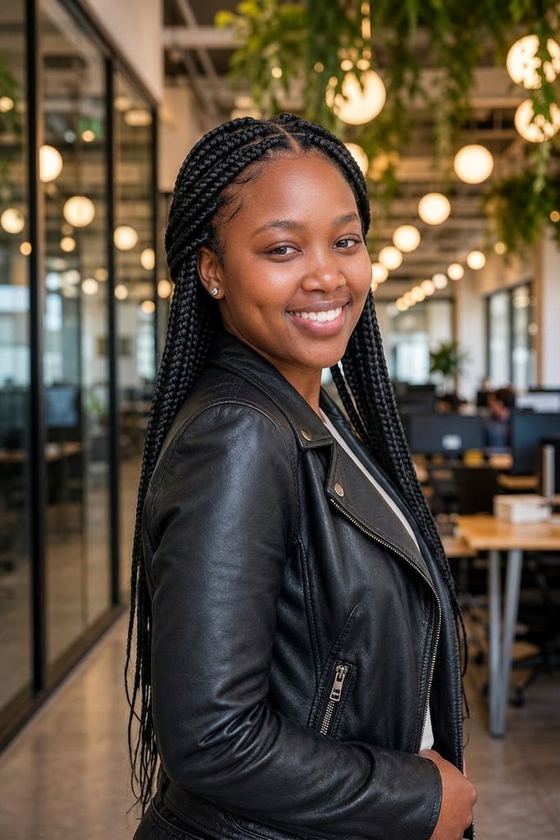 Box braids on Mumbi